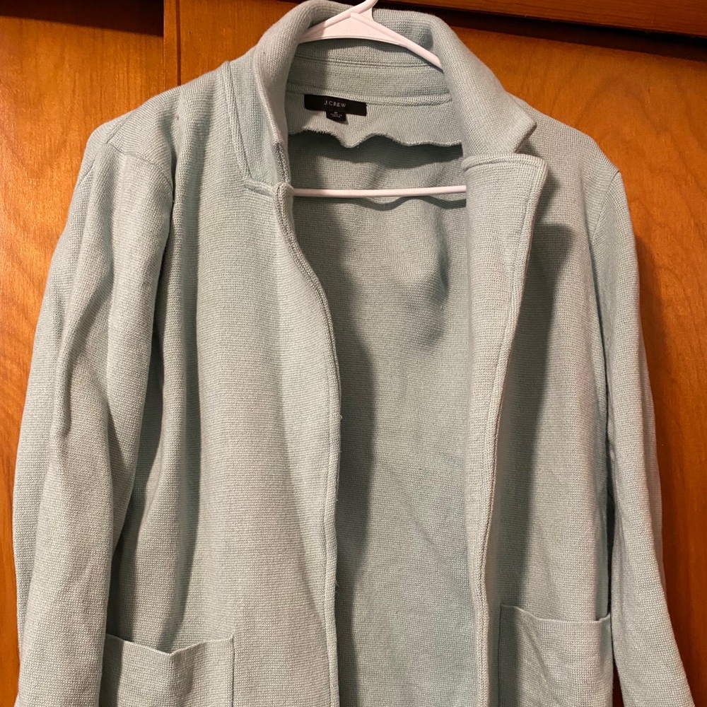 J. Crew 3/4 Sleeve Sweater Blazer